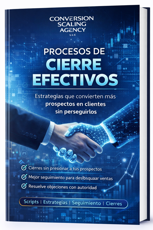 Ebook — El Sistema de Cierre para Servicios de Marketing